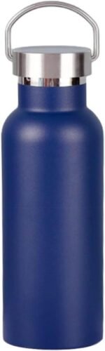 Gteller Double Walled Stainless Steel Vacuum Insulated Sports Water Bottle with Portable Stainless Lid, Wide Mouth (Blue 17oz） - Image 2