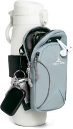 Gym Water with Phone Holder & Wallet, Water Bottle Caddy Versatile Sleeve Bag for Running Sports & Daily Use - Image 2