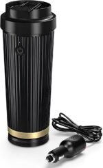 Heated Cup,Car Cup Holder,Intelligent Cooler Mug|One Touch Switch|12 OZ Coffee Mug|Car Smart Heating & Cooling Bottle,Car Coffee Warmer,Chirstmas Gift for Parents and Friends - Image 2
