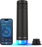 Hidrate Spark PRO 2 – Smart Bottle with Drink Reminders & Water Tracking, Great Holiday Gift for New Year Resolutions – 21oz – Syncs with Apple Health, Fitbit, Smart Rings & Watches - Straw Black - Image 2