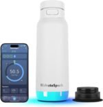Hidrate Spark PRO 2 – Smart Bottle with Drink Reminders & Water Tracking, Great Holiday Gift for New Year Resolutions – 32oz – Syncs with Apple Health, Fitbit, Smart Rings & Watches - Straw White - Image 2