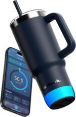 Hidrate Spark PRO 2 – Smart Tumbler with Drink Reminders & Water Tracking, Great Holiday Gift for New Year Resolutions – 30oz – Syncs with Apple Health, Fitbit, Smart Rings & Watches - Navy - Image 2