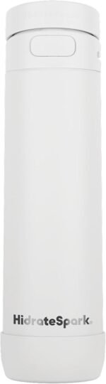 HidrateSpark PRO 2 21 oz Smart Ready Water Bottle with Silicone Boot - Chug White - Image 2