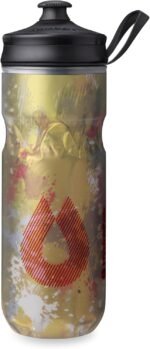 HydraPak | Polar Bottle - Polar Sport Insulated Water Bottle - BPA-Free, Sport & Bike Squeeze Bottle with Handle (Splash Gold, 600ml / 20oz) - Image 2