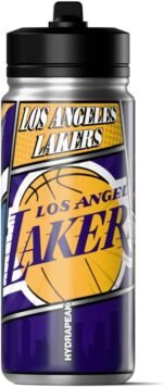 Hydrapeak x NBA Los Angeles Lakers 20 oz Stainless Steel Water Bottle, Officially Licensed Double Wall Insulated Sports Bottle with Straw Lid, Reusable Leakproof Gift for Kids & Adults - Image 2