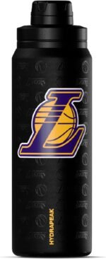 Hydrapeak x NBA Officially Licensed Los Angeles Lakers 26 oz Active Water Bottle with Chug Lid and Handle Reusable Stainless Steel Double Wall Insulated Sports Gift - Image 2