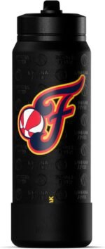 Hydrapeak x WNBA Officially Licensed Indiana Fever 26 oz Active Water Bottle with Chug Lid and Handle Reusable Stainless Steel Double Wall Insulated Sports Gift - Image 2