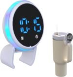 Hydration Reminder for Stanley 2.0 30-40oz Tumblers - Clip-On with Smart Alarms, Auto-Pause, LED Alerts, 6 Tones, 4 Volumes - Image 2