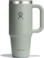Hydro Flask Coffee Travel Tumbler Mug – Insulated Stainless Steel, Leak Proof Hot & Iced Coffee Cup 24 Oz Agave Green - Image 2