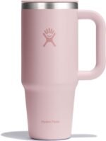 Hydro Flask Coffee Travel Tumbler Mug – Insulated Stainless Steel, Leak Proof Hot & Iced Coffee Cup 24 Oz Trillium Pink - Image 2