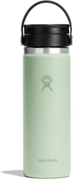 Hydro Flask Flex Sip Coffee Tumbler – Insulated Stainless Steel, Non Spill, Leak Proof Travel Coffee Cup 20 Oz Aloe Green - Image 2