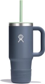 Hydro Flask Kids 24 Oz Travel Tumbler with Handle, Lid and Straw for School - Insulated Stainless Steel in Koala Gray - Image 2