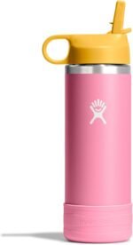 Hydro Flask Kids Water Bottle for School - Stainless Steel and Insulated with Straw Cap - 18 Oz in Dahlia - Image 2