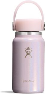 Hydro Flask Micro Bottle - Leak Proof Purse or Pocket Flask - Insulated Mini Water Bottle 6.7 Oz Glimmer Pink - Image 2