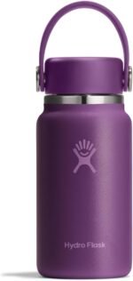 Hydro Flask Micro Water Bottle - Insulated Leak Proof Mini Flask - Stocking Stuffer or White Elephant Gift 6.7 Oz Beachplum Purple - Image 2
