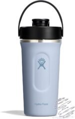 Hydro Flask Shaker Bottle – Insulated Stainless Steel Gym Bottle for Pre Workout & Protein 24 Oz Surf Blue - Image 2