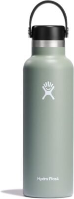 Hydro Flask Water Bottle - Insulated Stainless Steel - Non Spill, Leakproof in 21 Oz Agave Green - Image 2