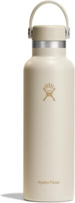 Hydro Flask Water Bottle - Insulated Stainless Steel - Non Spill, Leakproof in 21 Oz Coconut Cream - Image 2