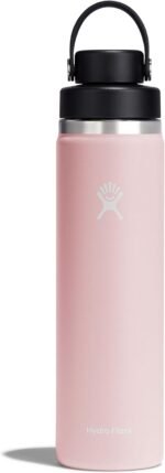 Hydro Flask Water Bottle - Insulated Stainless Steel - Wide Mouth Flex Chug Lid, Non Spill, Leakproof in 24 Oz Trillium Pink - Image 2