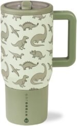 HydroJug Kids - 20 oz Insulated Kids Water Bottle with Flip Straw & Handle | Leak-Proof & Durable | Perfect for School, Sports, Lunch, Travel & Camp, Dinosaur - Image 2