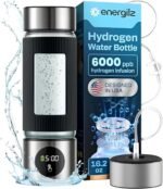 Hydrogen Water Bottle | 16.2 oz (480 ml) Hydrogen Water Generator | 6000 PPB Hydrogenator Machine | SPE/PEM Ionizer Generator (Silver) - Image 2