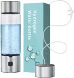 Hydrogen Water Bottle, 2025 Upgraded SPE/PEM Technology-3 Minutes Hydrogen Rich, Portable Athletic Performance, Hydration System for Home, Office, Fitness Travel, Sports, Drinking (Silver) - Image 2