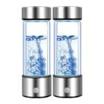 Hydrogen Water Bottle Generator 2 Pack 2025 w SPE/PEM Tech Water Ionizer, Portable Hydrogenated Water Machine Improve Water in 3 Minutes Hydrogen Rich - Image 2