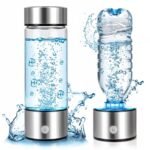 Hydrogen Water Bottle Generator, 2200PPB in 3 Minutes Portable Rechargeable Ionizer with SPE/PEM Technology, 16OZ (420ml) Bottle for Home, Office, Travel, Gym, Fitness & Drinking Water, Gift - Image 2