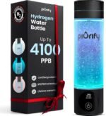 Hydrogen Water Bottle Generator - Up to 4100+ PPB - SPE/PEM Technology - Certified H2 Generator - Portable Athletic Performance & Hydration System - 6-Hour Hydrogen Retention, 10 oz (Black) - Image 2