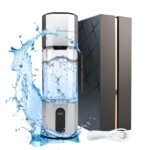 Hydrogen Water Bottle Generator with 10000PPB Hydrogen Production LED Display Portable Hydrogen Water Machine for Home, Gym, Travel, Office Hydro Bottle Suitable Gift for Love Friend Family - Image 2