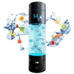 Hydrogen Water Bottle Generator with Premium Alloy, 6000PPB SPE PEM Tech Portable Hydrogen Rich Water Ionizer 9 OZ, LED Timer, Rechargeable, Health Gift for Home, Office, Travel - Image 2