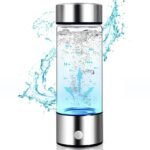 Hydrogen Water Bottle Sport - Portable Hydrogen Infuser for Enhanced Hydration, BPA-Free, Leak-Proof, 420ml/15oz, Ideal for Fitness, Hiking, Travel & Daily Use (Silver) - Image 2