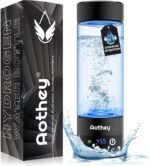 Hydrogen Water Bottle - Upgraded 1600ppb Portable Hydrogen Water Ionizer Machine, Rechargeable Gift Health Cup for Home, Office (Black) - Image 2