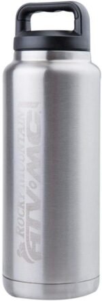 Insulated Bottle Silver | Vacuum Insulated Double Wall Stainless Steel | Leak-Proof Water Bottle (36 oz.) - Image 2