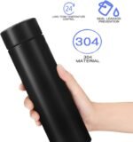 Insulated Cup-Stainless Steel Vacuum Coffee Mug,Flask Leak Proof Water Bottle,Double Wall Sport Travel Mug,Keep Cold & Hot 12 Hours BPA Free 17oz (Black) - Image 2
