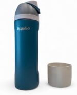 Insulated Tumblers 24oz With Silicone Boot Included – Water Bottle Stainless Steel Double Wall Vacuum Flask with Straw Lid – Leak Proof Water Bottles - Image 2