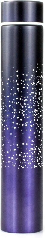 Insulated Water Bottle, Coffee Thermos Mug, Double Wall Vacuum Insulation, Fashionable Style Skinny Mini Slim Stainless Steel Water Bottle, 8.5 Oz (Starry Purple 8.5 Oz) - Image 2