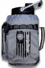 Iron Infidel Battle Bottle - One Gallon Insulated Water Bottle with Dual Carry Handles - 128 oz Tactical Stainless Steel Water Jug & Rugged Extra Large Sleeve With Storage (Betsy 128 Ounces) - Image 2