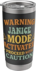 JANICE Personalized Women's Gift Custom JANICE Stainless Steel Insulated Tumbler - Image 2