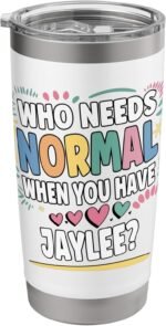 JAYLEE Personalized Name Funny Cute Custom JAYLEE Name Stainless Steel Insulated Tumbler - Image 2