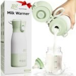 JDZ Portable Bottle Warmer 16000mAh Rechargeable, 17oz Milk Warmer for Travel with Rapid Heating, 7 Temp Settings, 316 Stainless Steel Water Warmer with LED Display for Breast Milk, Formula, Water - Image 2