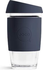JOCO Cup 16oz - Eco-innovative Borosilicate Glass Reusable Classic Cup - (Mood Indigo) - Image 2