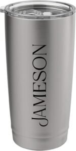 Jameson Personalized Name Travel Mug Stainless Steel Insulated Tumbler - Image 2