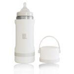 Jili All-in-One Baby Bottle, Insulated Stainless Steel Bottle with Formula Container, Anti-Colic Nipple, and Leak-Proof Lid, Baby Essentials for Travel, BPA and Phthalates-Free, Almond, 8 oz. - Image 2