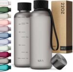 KIVY Slim Water Bottle 22oz [Lightweight & Shatterproof] - Reusable Tritan Water Bottle - Leak Proof Bottle for Women & Men - Water bottle no straw - Dishwasher Safe - BPA Free - Image 2