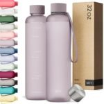 KIVY Slim Water Bottle 32oz [Lightweight & Shatterproof] - Reusable Tritan Water Bottle - Leak Proof Bottle for Women & Men - No Spill - Dishwasher Safe Water Bottle BPA Free - Image 2