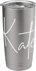 Kate Custom Girls Personalized First Name - Kate Stainless Steel Insulated Tumbler - Image 2