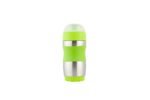 Kid Basix Safe Sporter, Lunch & Sport Stainless Steel Water Bottle, Easy Pull Spout, Mud Cap, Dishwasher Safe, Holds 12oz, Lime - Image 2