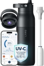 LARQ Bottle PureVis 2 - UV Water Purifier with Self-Cleaning, App Hydration Tracking, Filter Straw, Detachable Handle, Double-Wall Insulated - Image 2