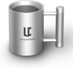 LECARDIO Weighted Mug 18LB 10 oz - Fitness Water Cup | Durable Weightlifting Plate Design | Gym, Workout, and Beer Enthusiast Gift | BPA-Free Sports Bottle - Image 2